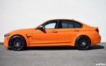 BMW M3 Sedan Fire Orange by EAS 2018 года